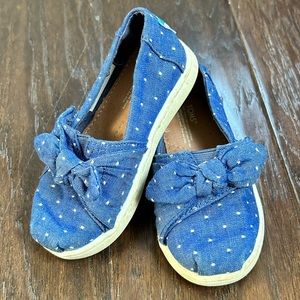 Tiny Alpargata Bow Toms